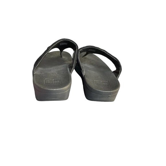 FITFLOPS Womens Slip-On Fit Toe-Post Comfortable Size 11 Black - Picture 6 of 8